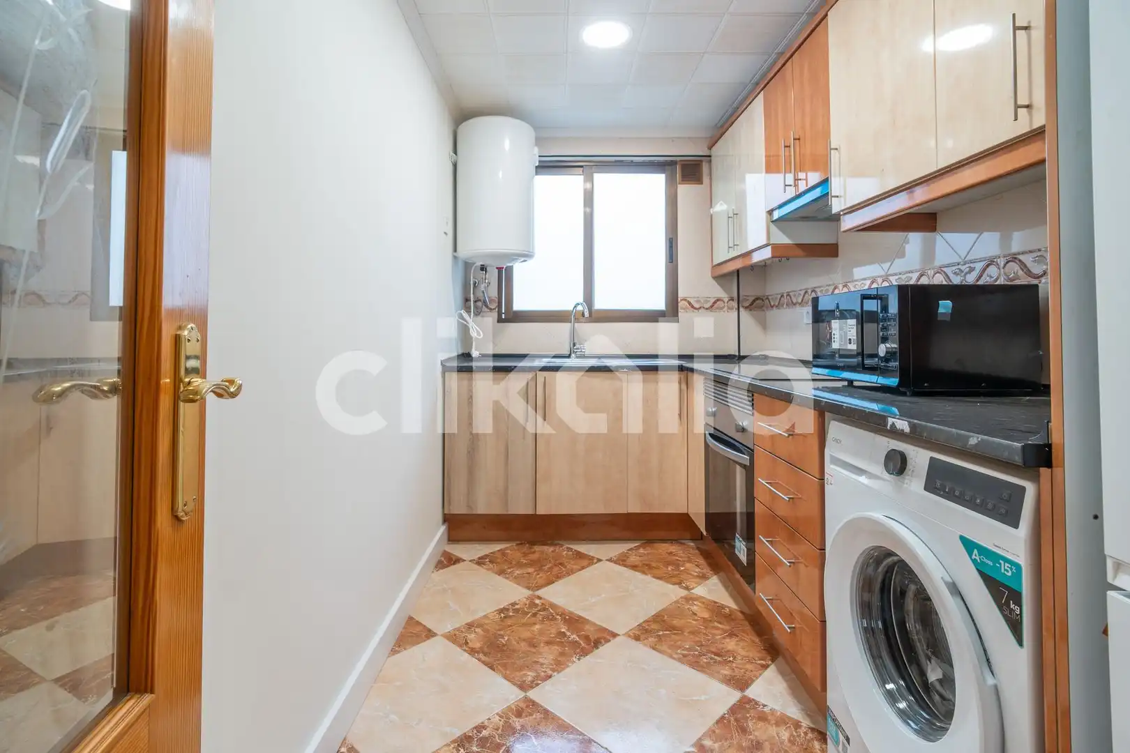 Kitchen of Flat for rent in Torrent  with Air Conditioner and Terrace