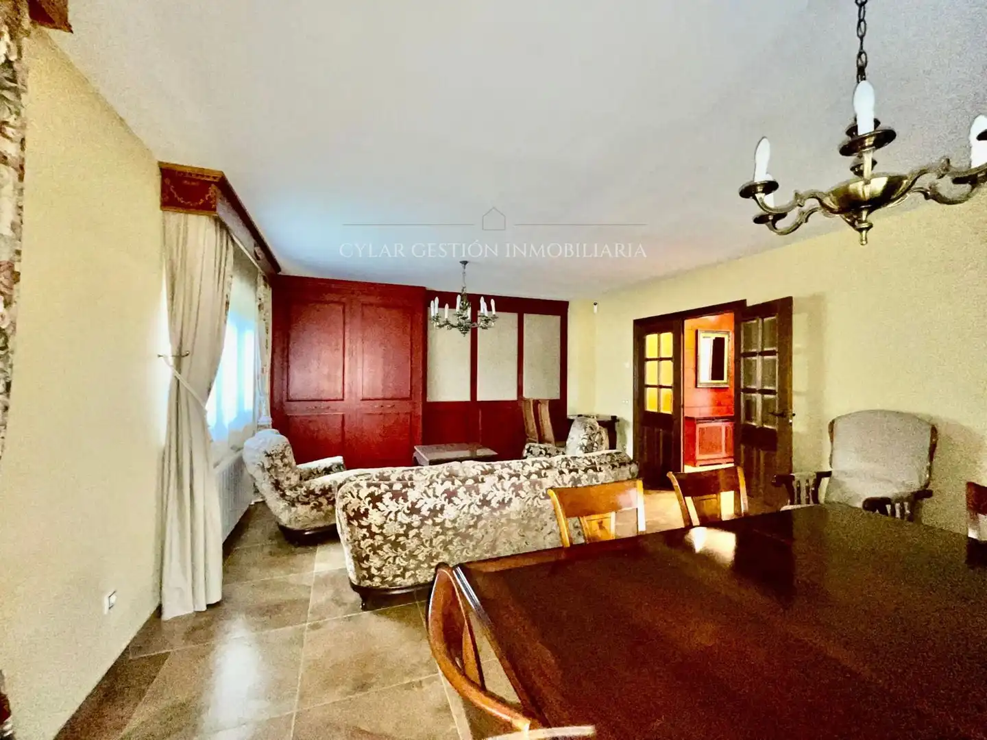 Sala de estar de Casa o chalet en venta en San Cristóbal de la Cuesta con Calefacción, Parquet y Terraza