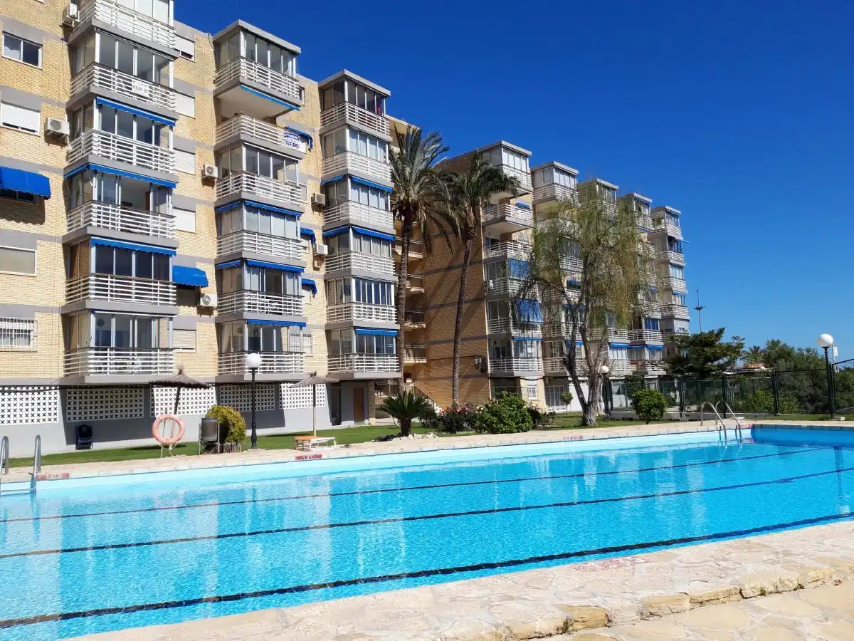 Piscina de Apartament en venda en Villajoyosa / La Vila Joiosa amb Aire condicionat, Terrassa i Traster