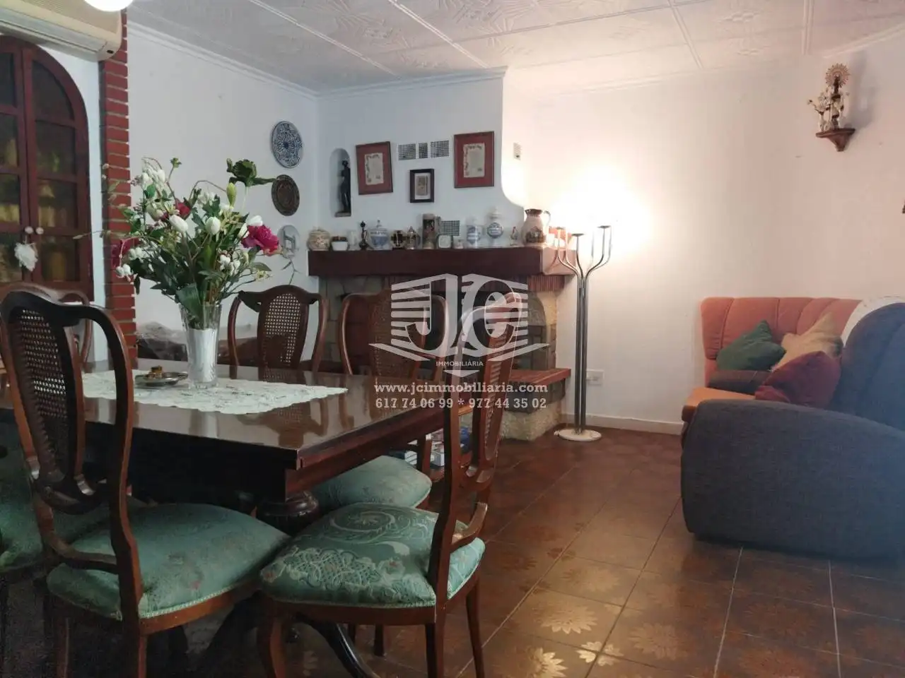 Comedor de Casa o chalet en venta en Tivenys con Aire acondicionado, Jardín privado y Terraza