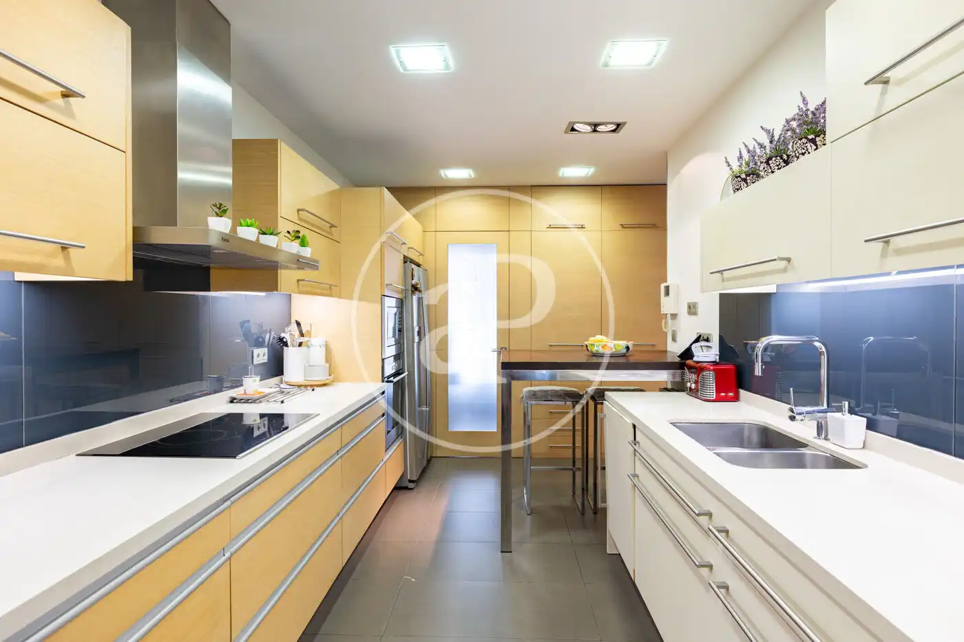 Cocina de Casa o chalet en venta en Barcelona con Aire acondicionado, Calefacción y Terraza