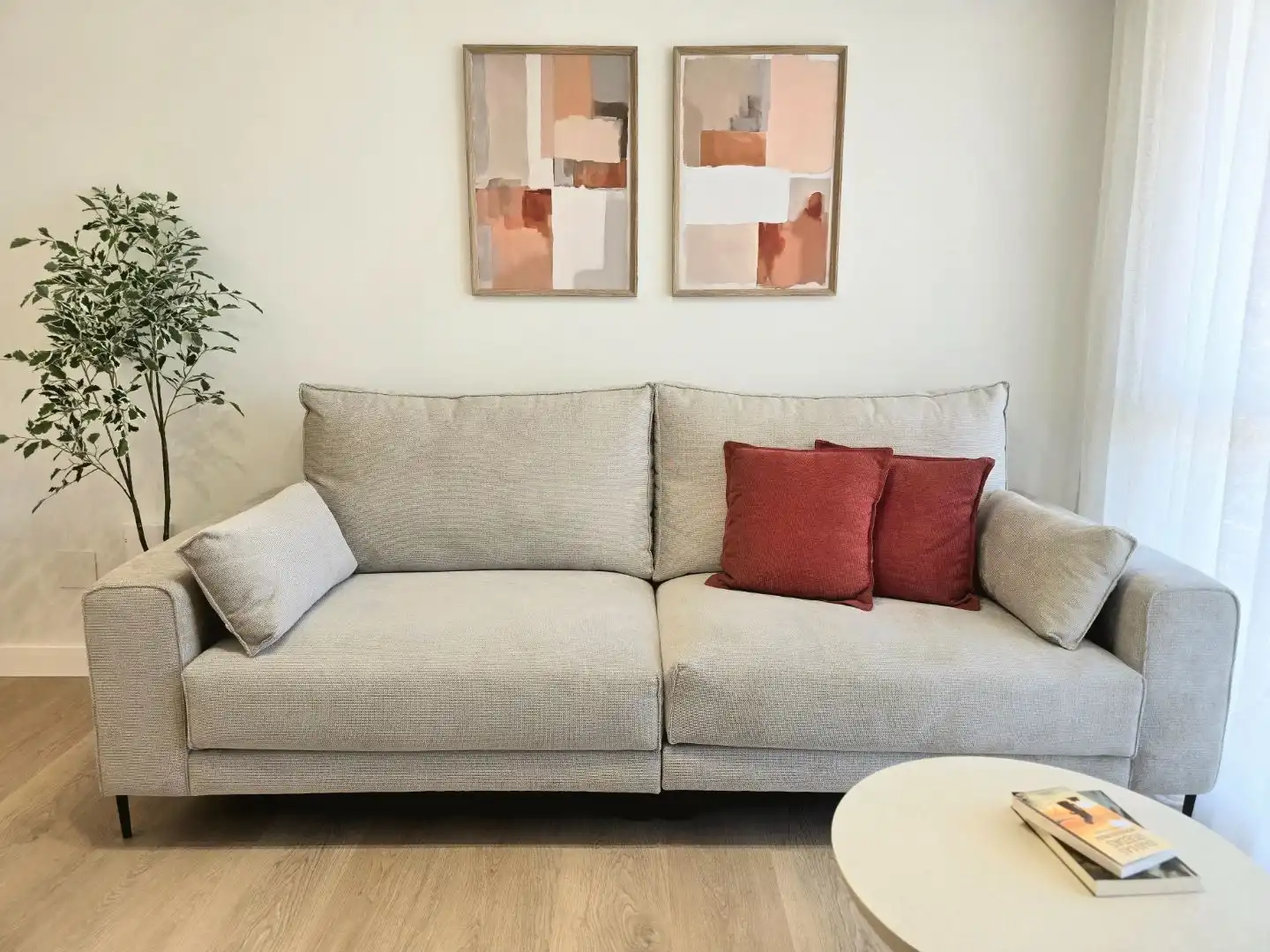 Living room of Flat for sale in Manilva  with Air Conditioner, Terrace and Balcony