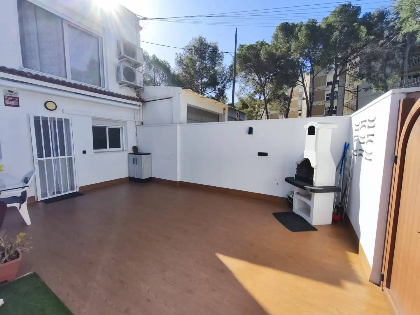 Terrassa de Casa adosada en venda en Salou amb Aire condicionat, Calefacció i Jardí privat