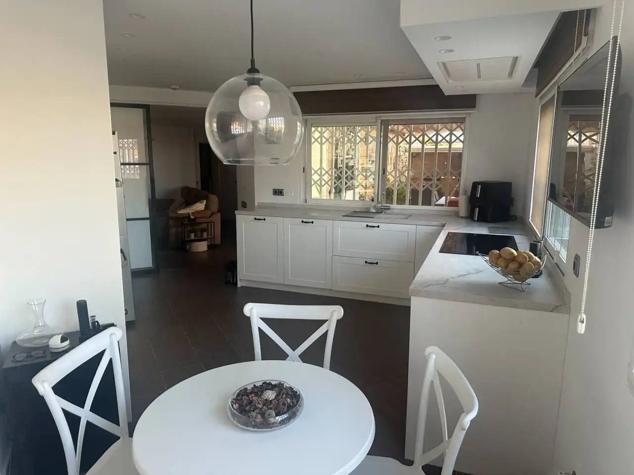 Kitchen of Attic for sale in Valencia  with Air Conditioner, Parquet flooring and Terrace