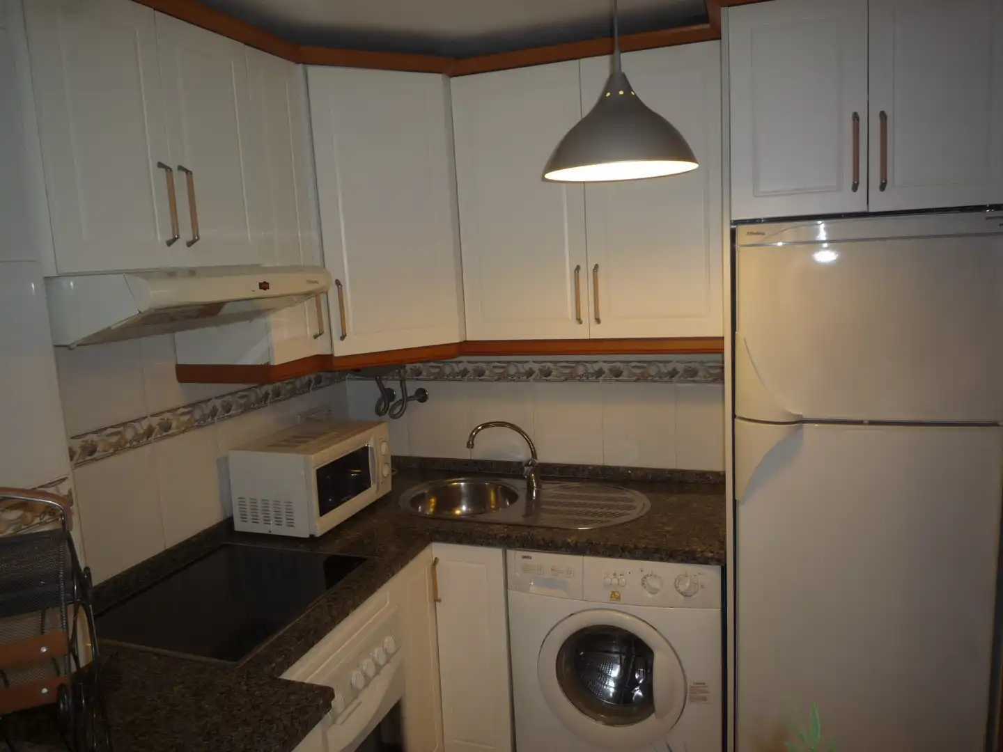 Cocina de Apartamento de alquiler en Málaga con Aire acondicionado, Amueblado y Horno