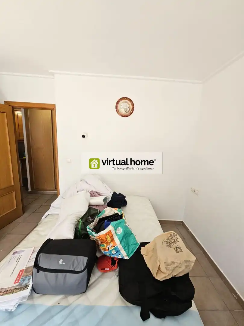 Bedroom of Flat for sale in Benimantell  with Air Conditioner, Terrace and Furnished