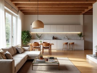 Sala d'estar de Pis en venda en  Barcelona Capital amb Aire condicionat, Calefacció i Parquet