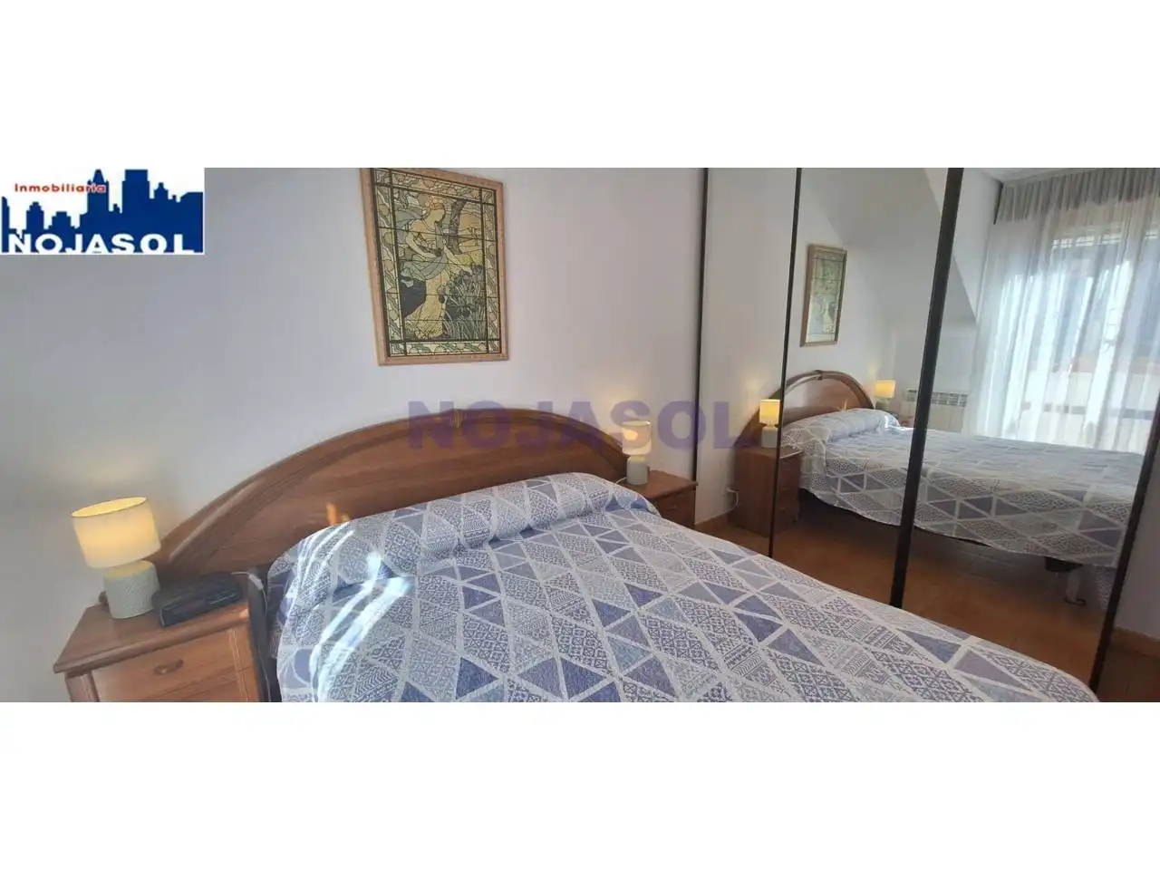 Bedroom of Flat for rent in Noja  with Heating, Terrace and Furnished