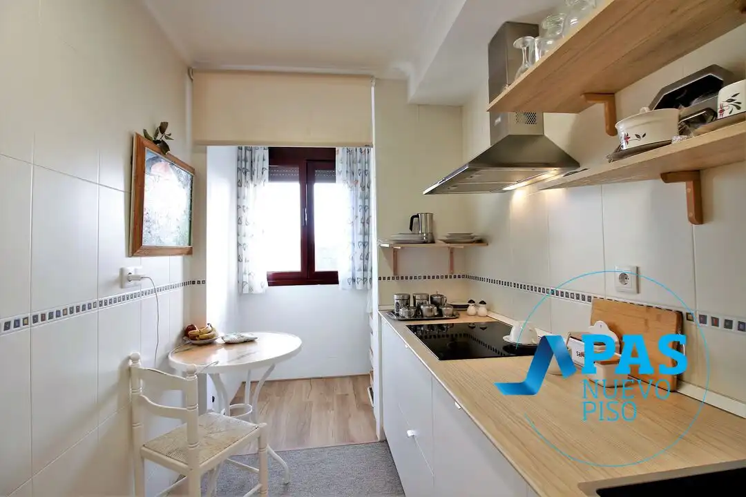 Kitchen of Flat for sale in Santander  with Heating, Private garden and Storage room