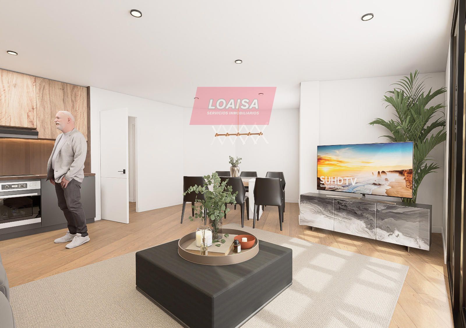 Sala de estar de Ático en venta en Vera con Calefacción, Terraza y Piscina