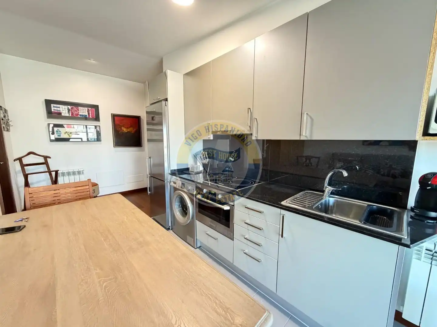 Kitchen of Study for sale in Vigo   with Heating, Parquet flooring and Terrace