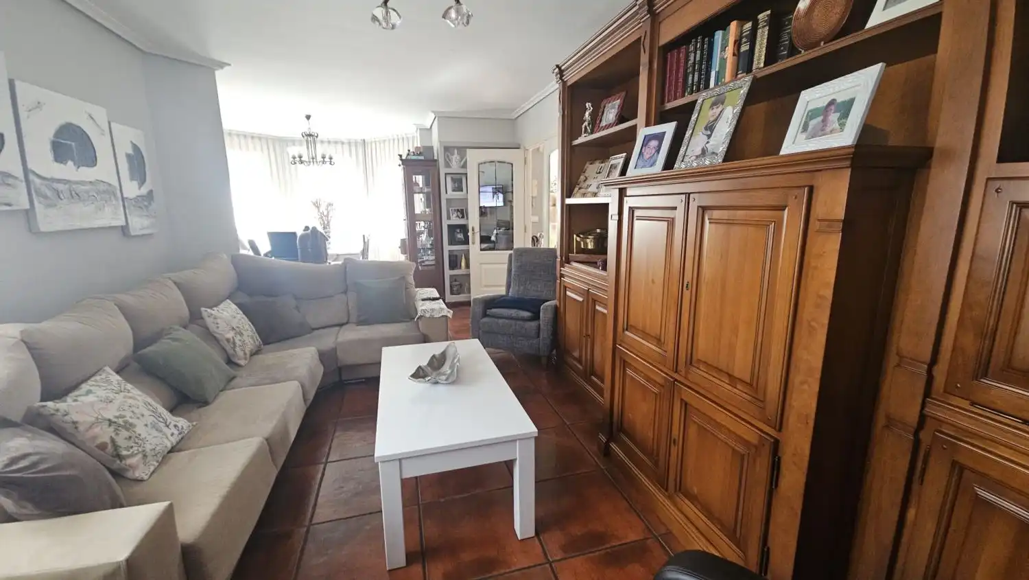 Wohnzimmer von Haus oder Chalet zum Verkauf in Santa Cruz de Bezana mit Heizung
