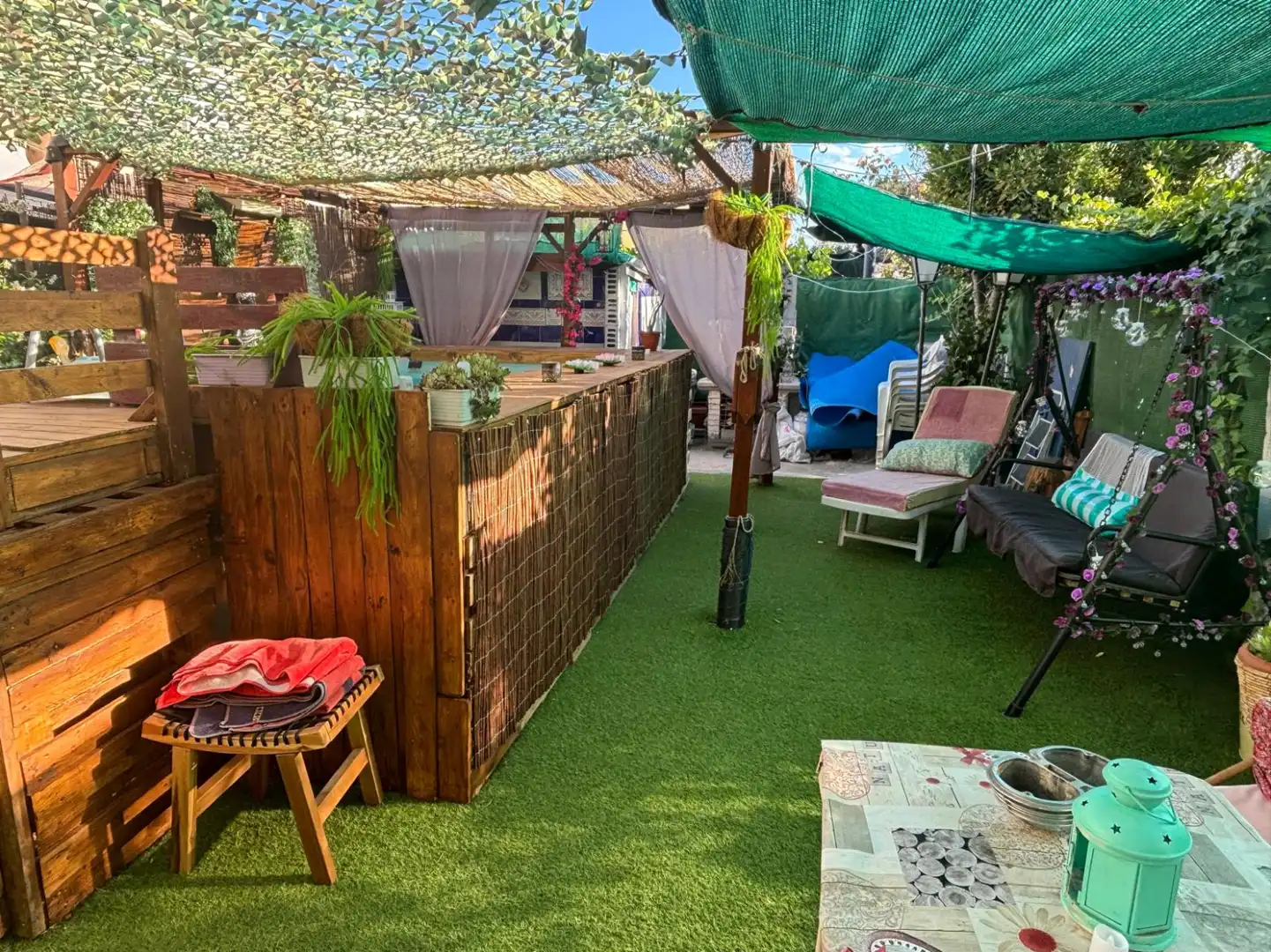 Terrassa de Casa o xalet en venda en Marchamalo amb Calefacció, Jardí privat i Terrassa