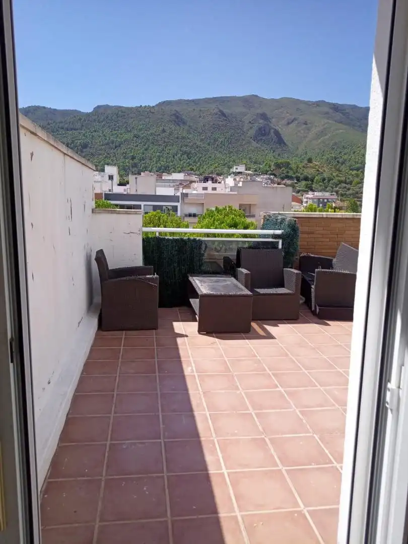 Terraza de Dúplex de alquiler en Almoines con Aire acondicionado, Terraza y Amueblado