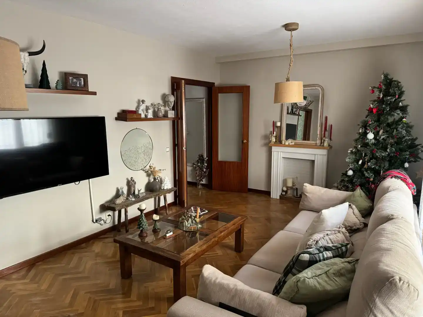Living room of Flat for sale in Ensanche