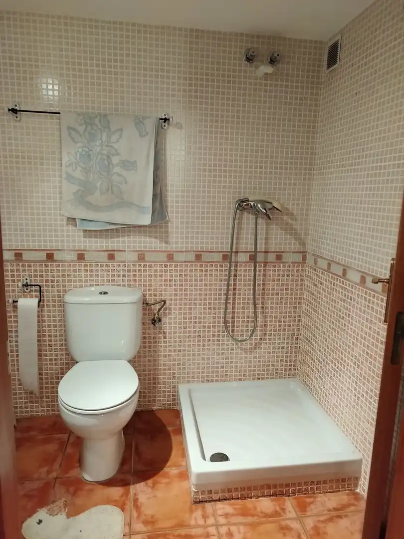 Baño de Casa o chalet en venta en Riudellots de la Selva con Aire acondicionado, Calefacción y Jardín privado