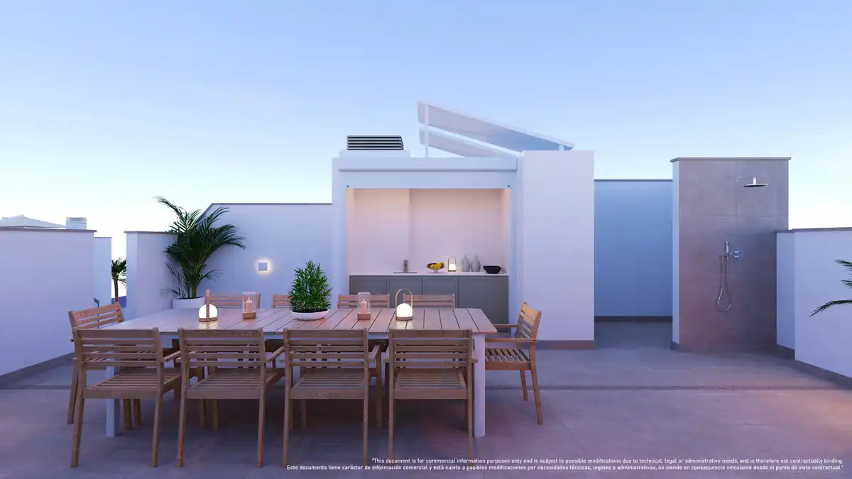 Terrassa de Apartament en venda en Pilar de la Horadada