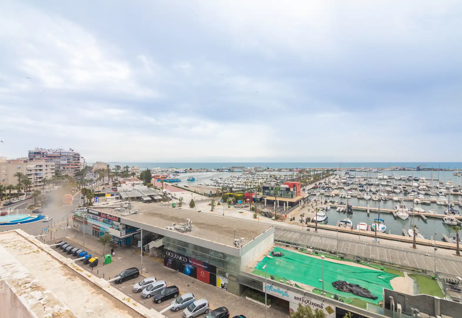 Exterior view of Flat for sale in Santa Pola  with Air Conditioner, Terrace and Furnished