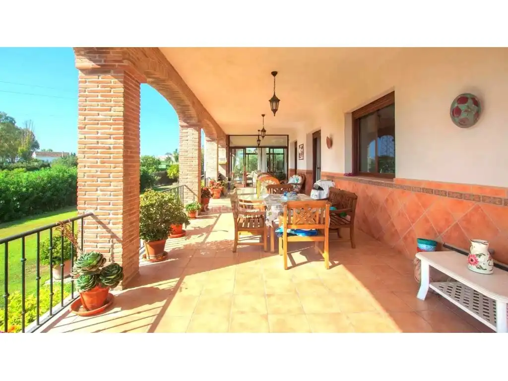 Terraza de Casa o chalet en venta en Rincón de la Victoria con Jardín privado, Terraza y Piscina
