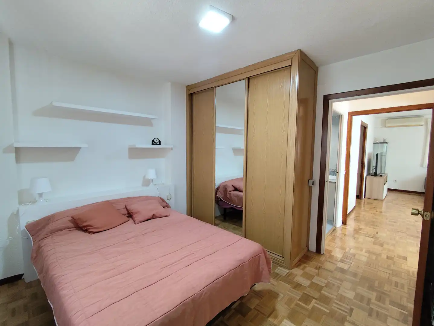 Schlafzimmer von Wohnung zum Verkauf in Móstoles mit Klimaanlage, Heizung und Parkett