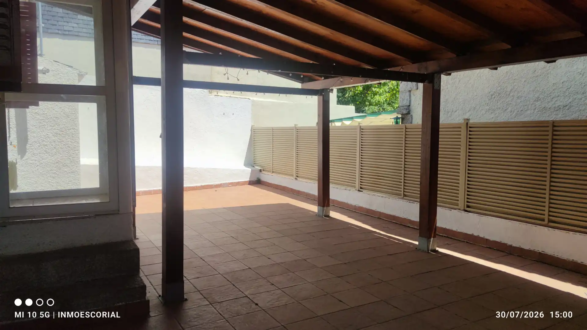 Terrassa de Casa o xalet en venda en San Lorenzo de El Escorial amb Calefacció, Jardí privat i Terrassa