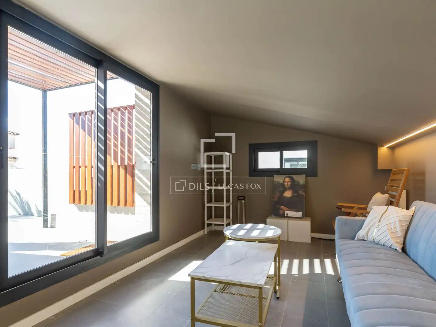 Sala de estar de Casa o chalet de alquiler en Esplugues de Llobregat con Aire acondicionado, Calefacción y Parquet