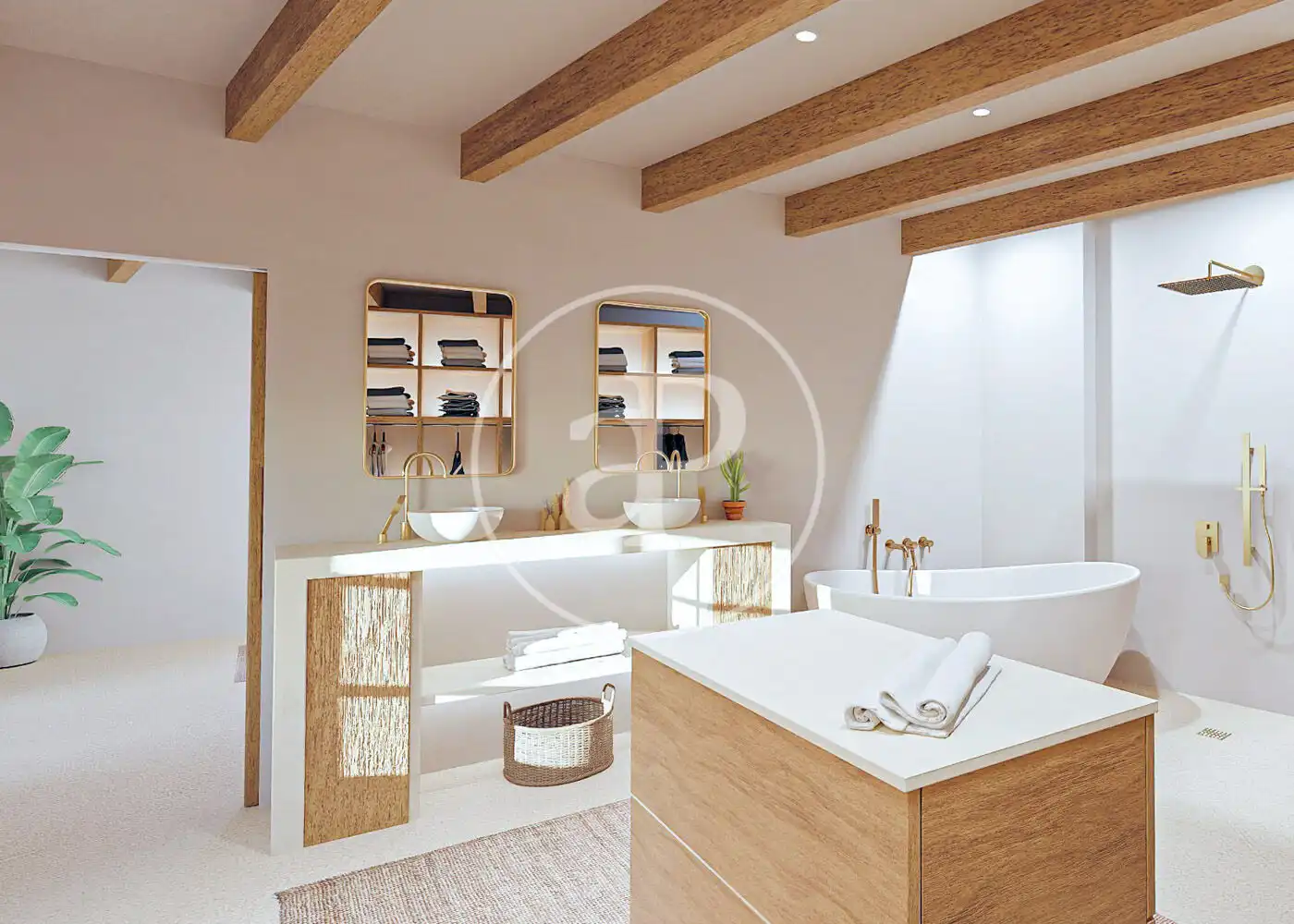 Baño de Casa o chalet en venta en Artà con Aire acondicionado, Calefacción y Jardín privado