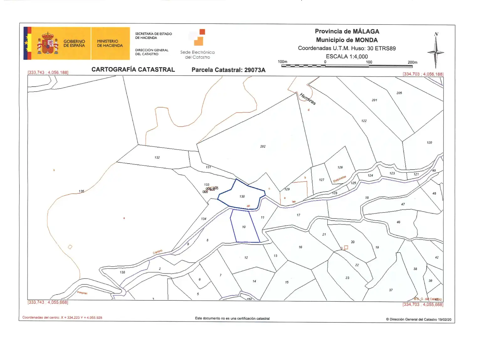 Terreno rustico in vendita a Monda