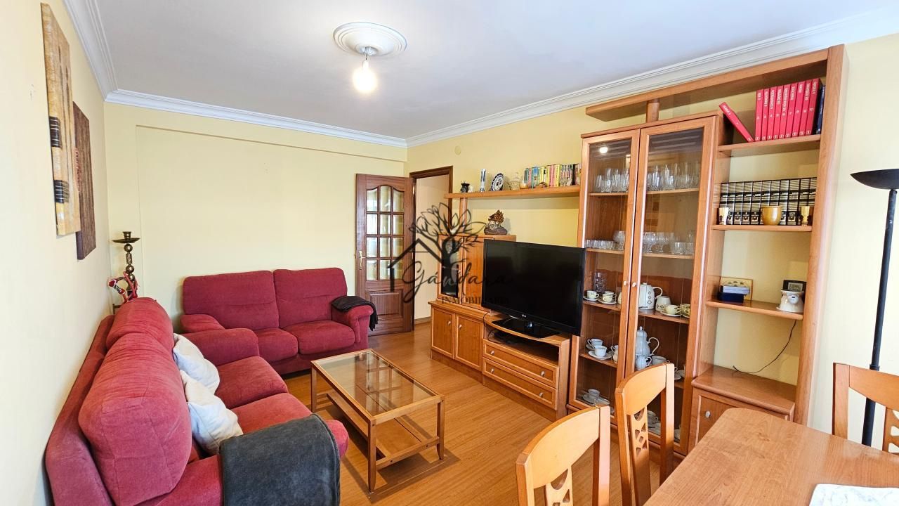 Living room of Flat for sale in Neda  with Heating, Terrace and Furnished