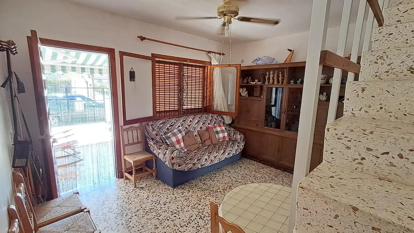 Sala d'estar de Casa adosada en venda en Mazarrón amb Terrassa i Balcó