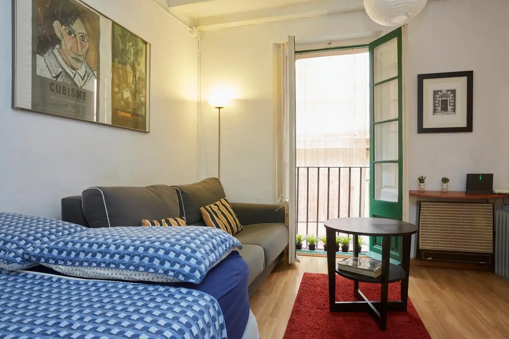 Bedroom of Lofts for sale in Barcelona  with Parquet flooring and Balcony