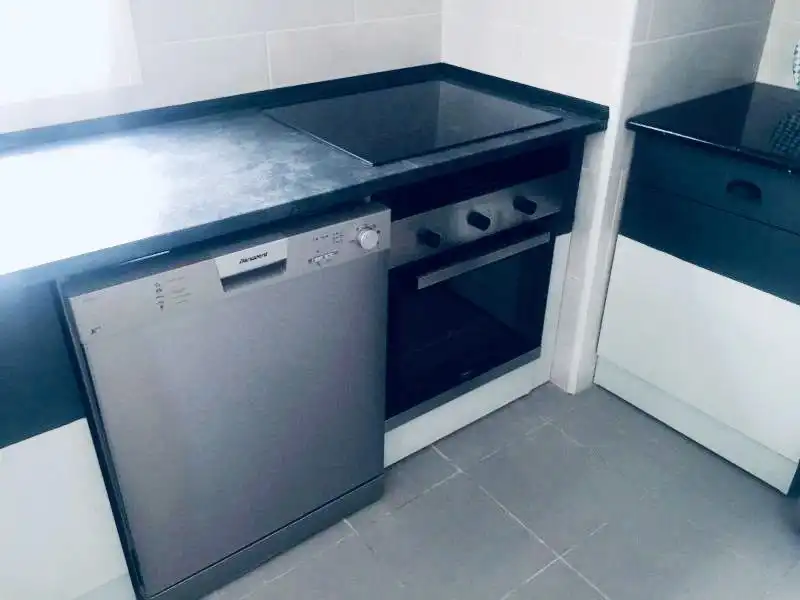Cocina de Piso de alquiler en Valencia con Aire acondicionado, Calefacción y Parquet