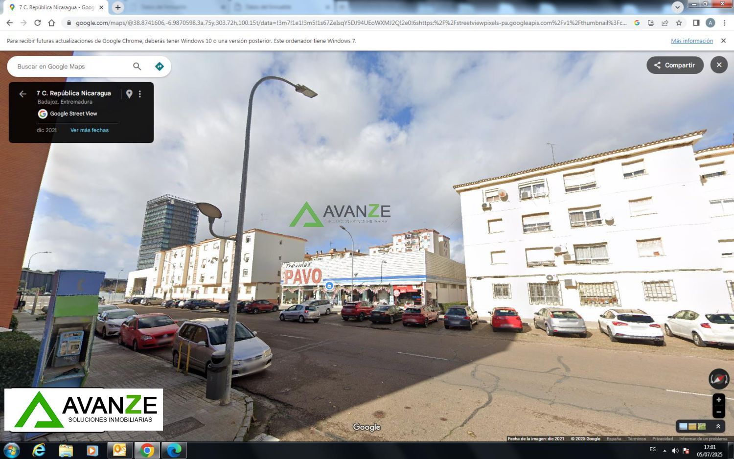 Exterior view of Flat for sale in Badajoz Capital  with Air Conditioner, Heating and Terrace