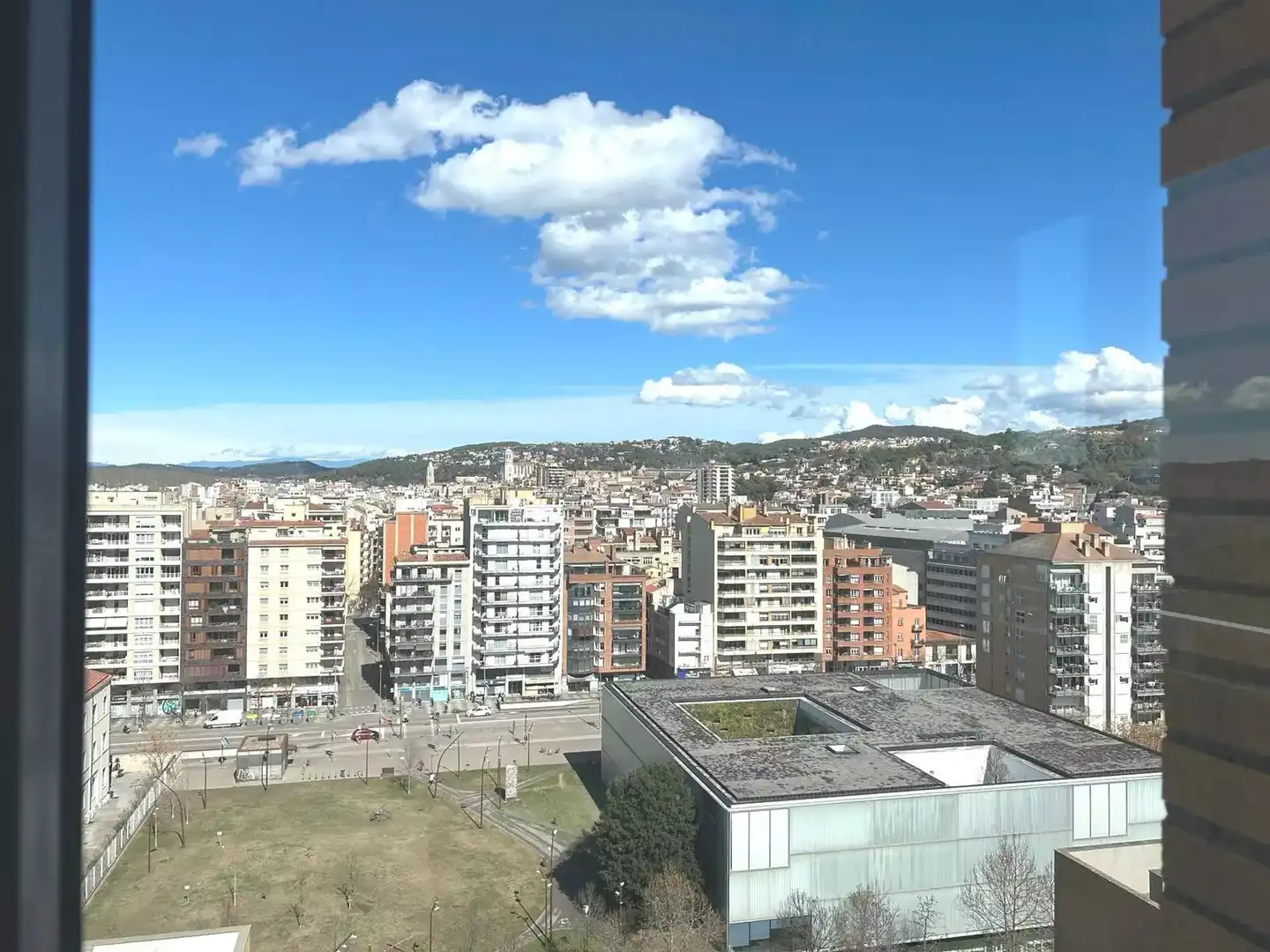 Exterior view of Flat for sale in Girona  with Air Conditioner, Heating and Parquet flooring