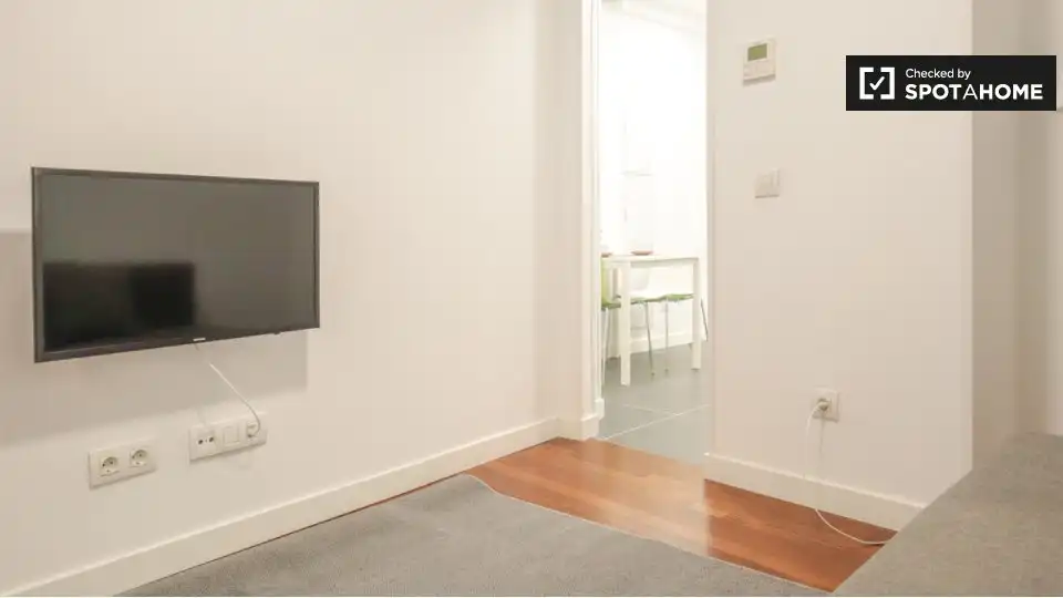 Sala de estar de Piso de alquiler en Madrid con Aire acondicionado, Calefacción y Amueblado