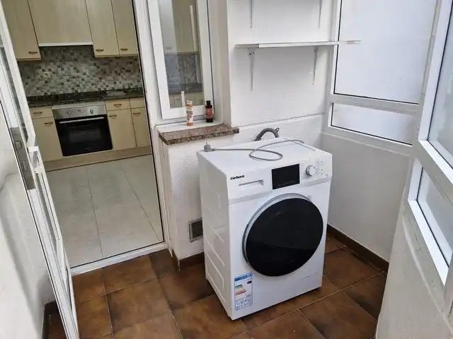 Kitchen of Flat for rent in Ames  with Heating