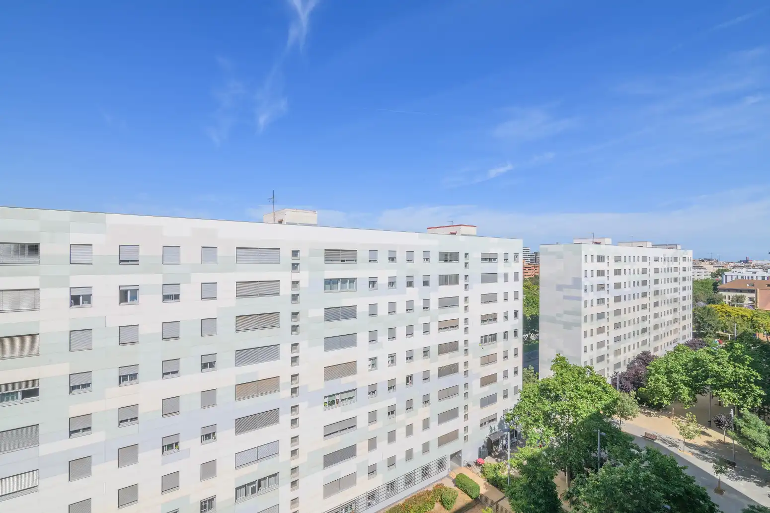 Exterior view of Flat for sale in Cornellà de Llobregat  with Air Conditioner, Heating and Storage room