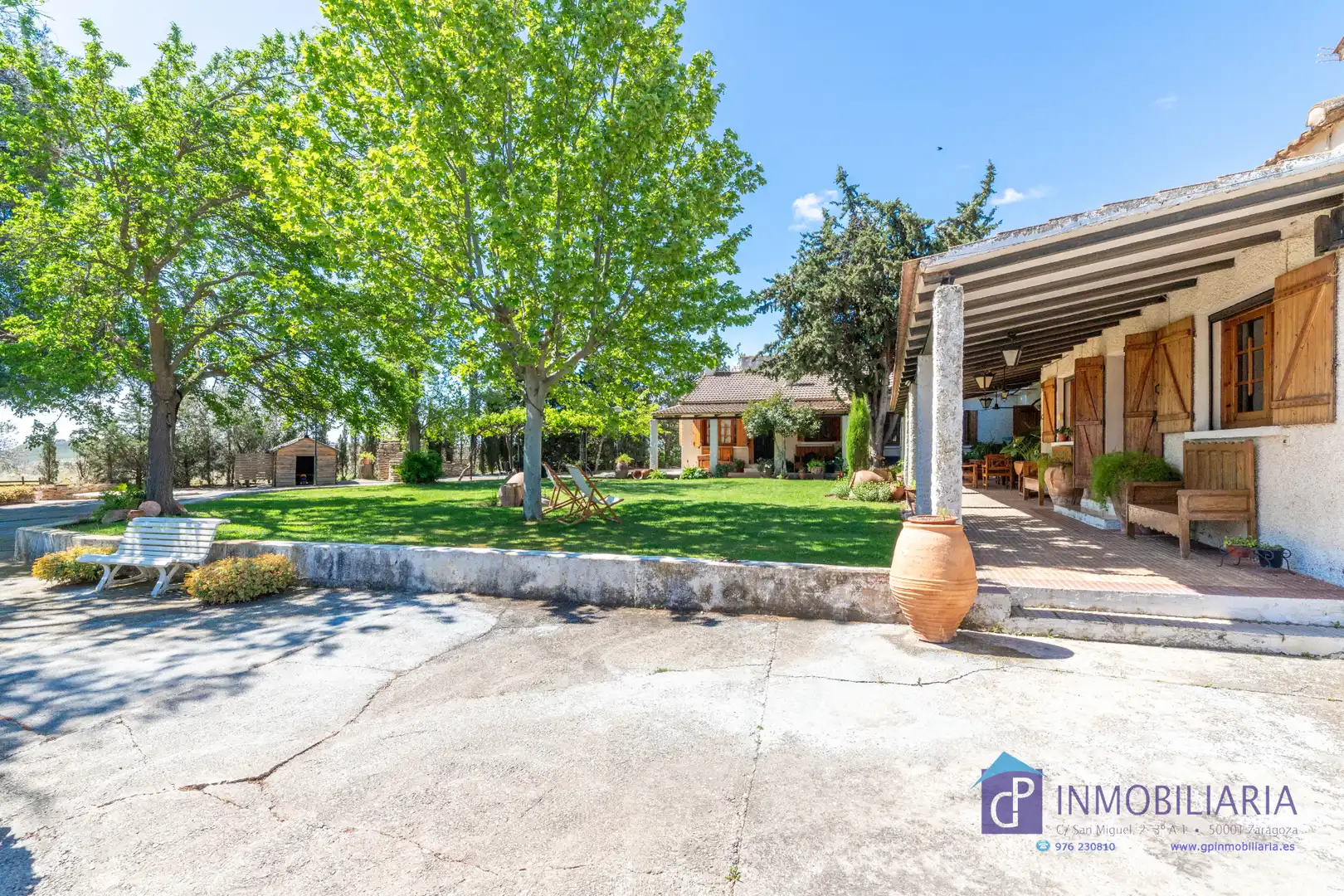 Vista exterior de Casa o chalet en venta en Quinto con Aire acondicionado, Calefacción y Jardín privado