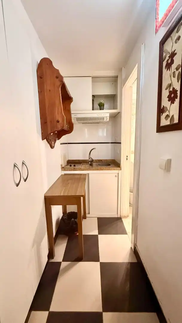 Küche von Wohnung zum Verkauf in Torremolinos mit Klimaanlage, Heizung und Privatgarten
