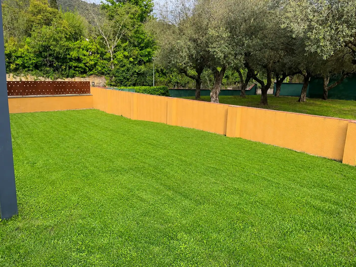 Garden of Houses for rent in Sant Martí de Llémena  with Air Conditioner, Heating and Private garden
