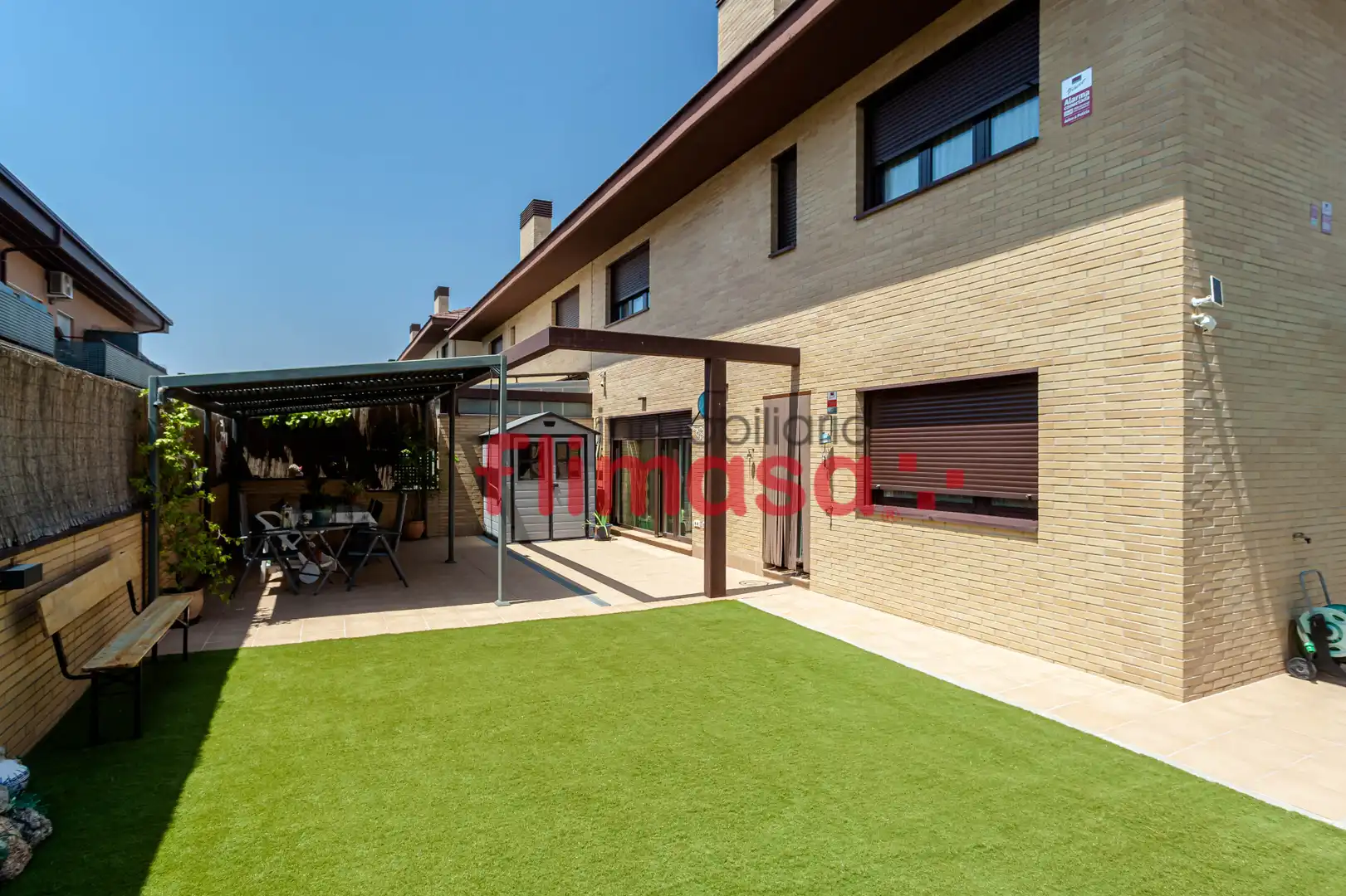 Terrace of Detached homes for sale in Villaviciosa de Odón  with Air Conditioner, Heating and Private garden