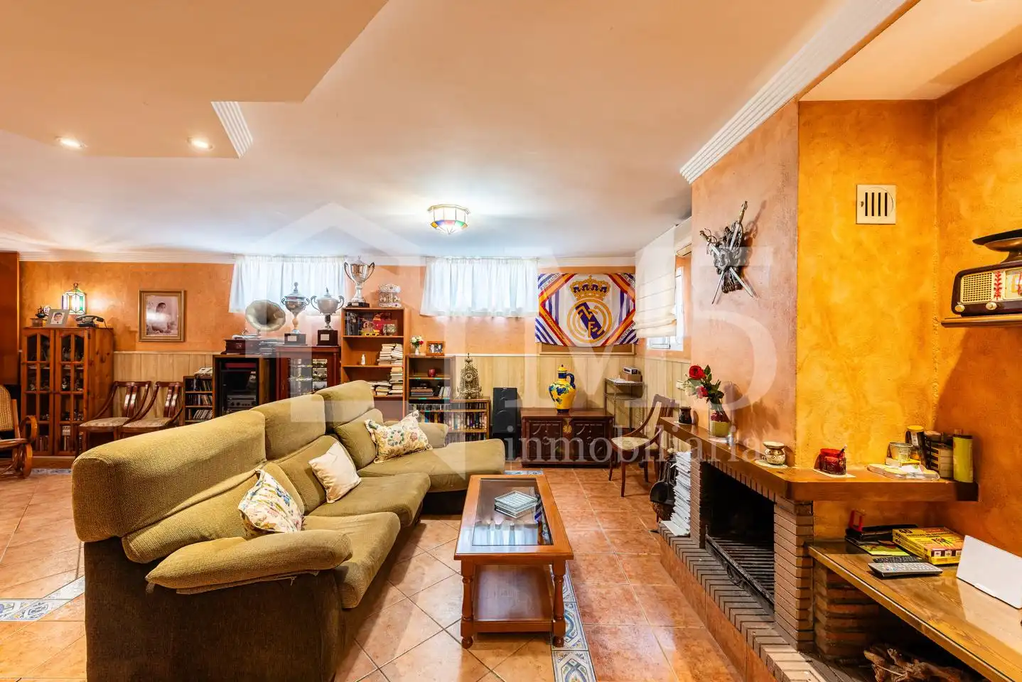 Sala de estar de Casa o chalet en venta en Vélez-Málaga con Aire acondicionado, Piscina y Amueblado