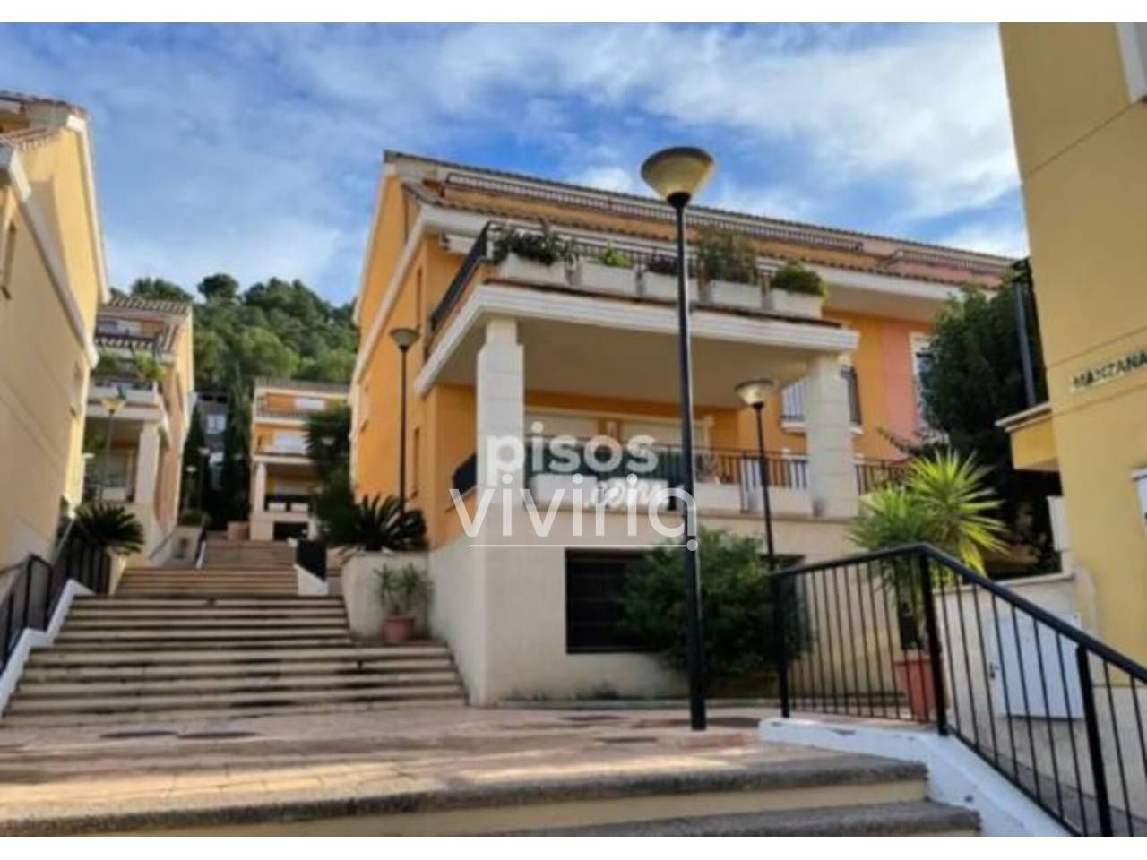 Exterior view of Apartment for sale in Chiva  with Terrace, Alarm and Community pool