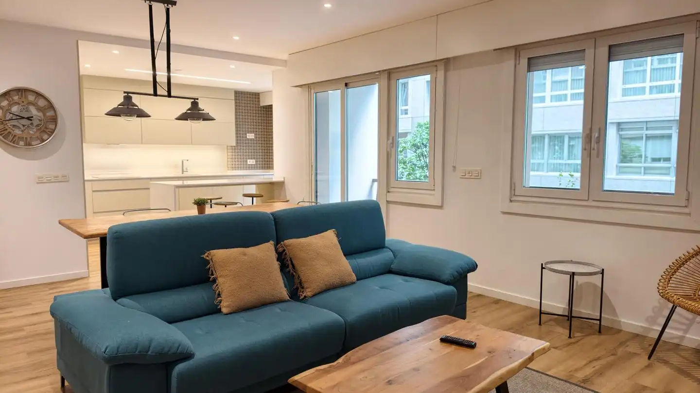 Wohnzimmer von Wohnung zum Verkauf in Santiago de Compostela  mit Heizung und Abstellraum