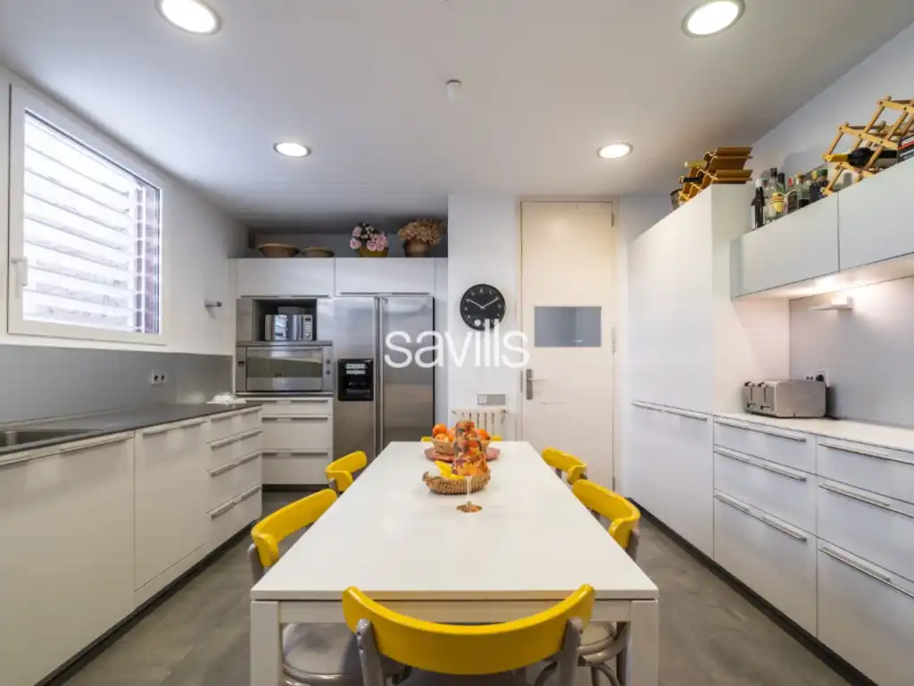 Küche von Haus oder Chalet zur Miete in Esplugues de Llobregat mit Privatgarten, Terrasse und Schwimmbad