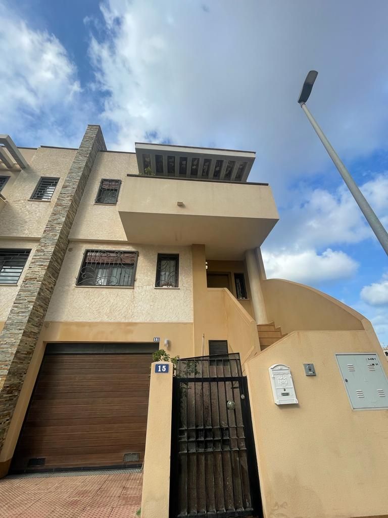 Exterior view of Single-family semi-detached for sale in  Melilla Capital  with Air Conditioner, Private garden and Terrace