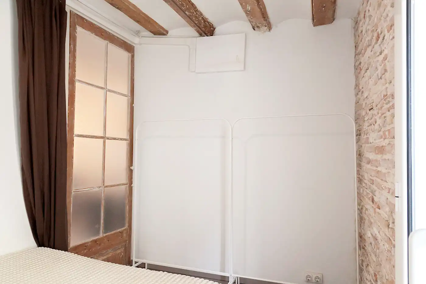 Schlafzimmer von Wohnung zum Verkauf in Barcelona mit Klimaanlage, Terrasse und Möbliert