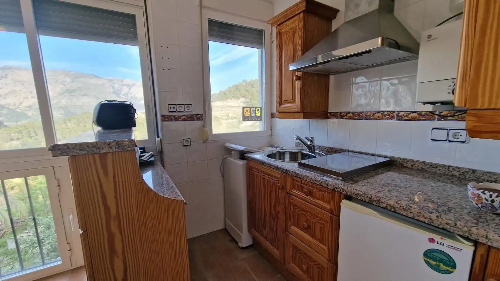 Cocina de Finca rústica en venta en Benimantell con Terraza, Trastero y Amueblado