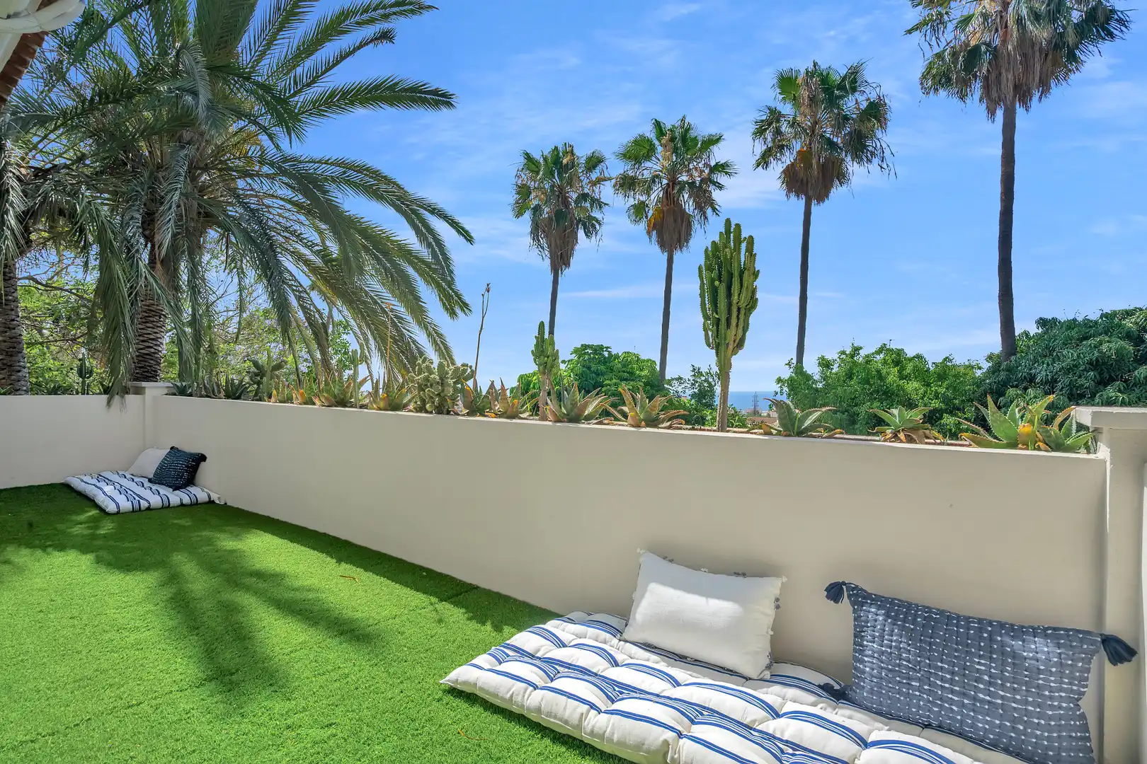 Terrassa de Casa o xalet de lloguer en Marbella amb Aire condicionat, Jardí privat i Terrassa