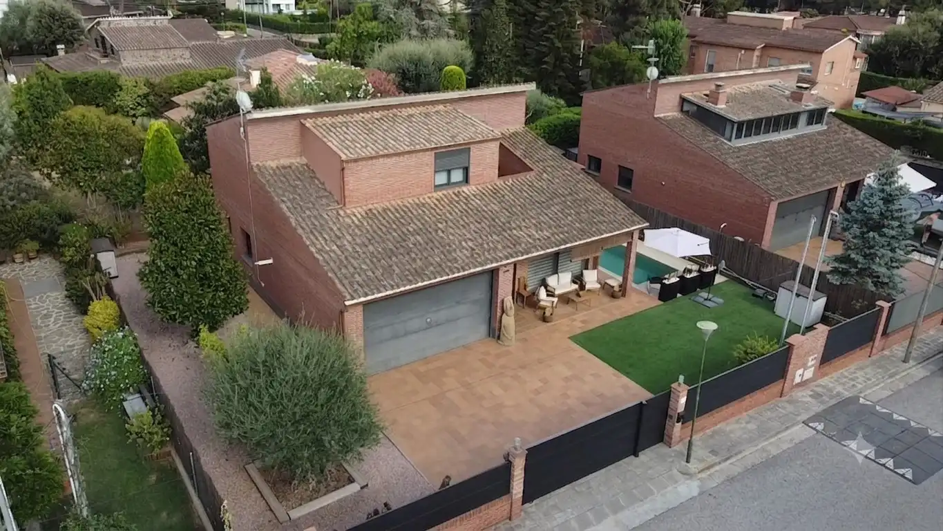 Vista exterior de Casa o xalet en venda en Sant Antoni de Vilamajor amb Aire condicionat, Calefacció i Jardí privat